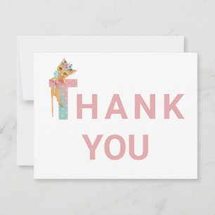 *~* Sweet Kitten Pastel Baby Shower Tack Kort