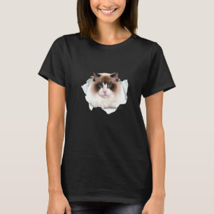 Sweet Kitten Torn Trasa Himalayan Ragdoll Birman C T Shirt