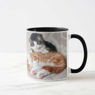 Sweet Kittens två par av Henriette Ronner-Knip Mugg