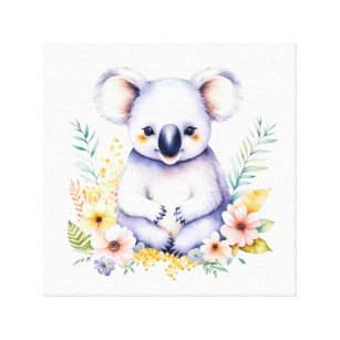 Poster Koala câlin - série de la faune