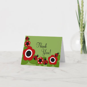 Sweet Ladybug Tackkort