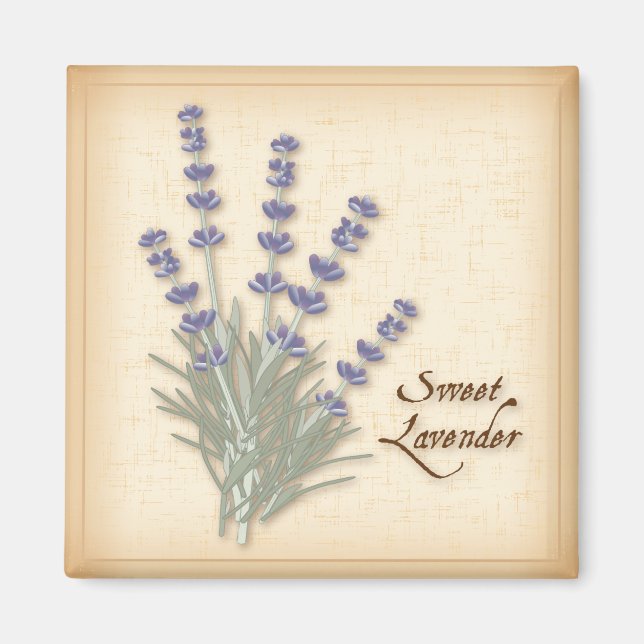Sweet Lavender Magnet (Framsidan)