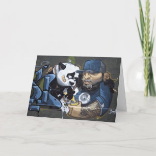 Sweet Ledsen Panda hittade en Buddy Kort