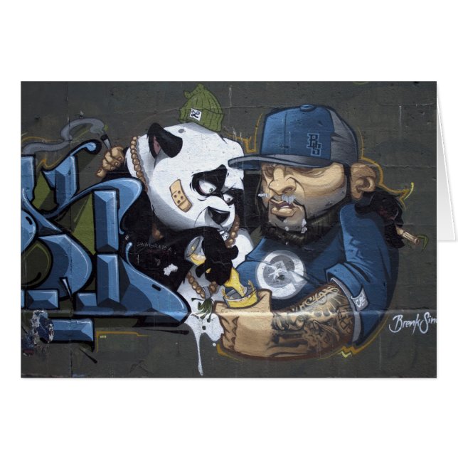 Sweet Ledsen Panda hittade en Buddy OBS Kort (Framsidan Horizontal)