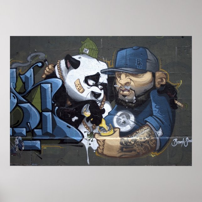 Sweet Ledsen Panda hittade en Buddy Poster (Framsidan)