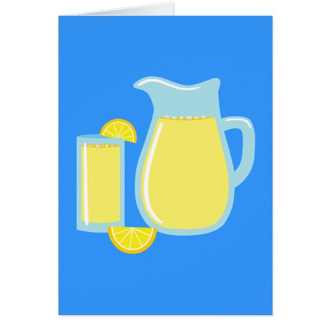 Sweet Lemonade Hälsningskort (Framsidan)