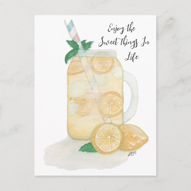 Sweet Lemonade Vykort (Framsida)