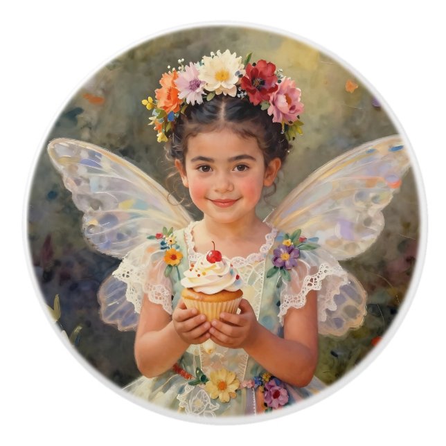 Sweet Lil Fairy with Cupcake | Fairytale Knopp (Framsidan)