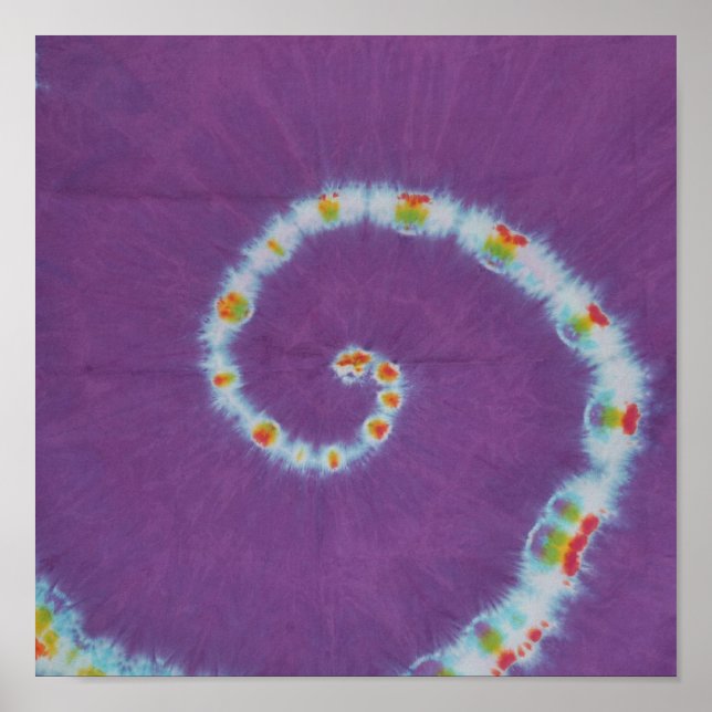 Sweet Lila Swirl Canvas Poster (Framsidan)