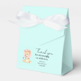 Sweet Lion Baby Shower Favor Box Presentaskar