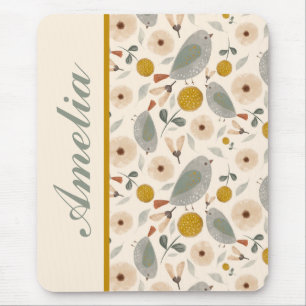 Sweet Little Birds Personlig Mousepad Musmatta