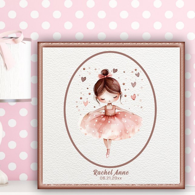 Sweet Little Girl Ballerina Poster Wall Art (Skapare uppladdad)