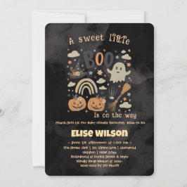 Sweet Little Halloween boo is on the way Inbjudningar