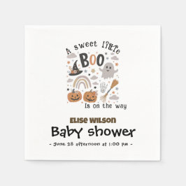 Sweet Little Halloween boo is on the way Pappersservett