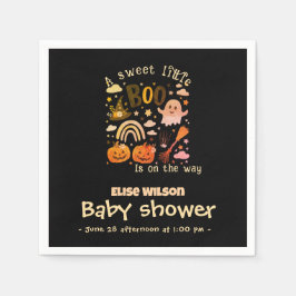 Sweet Little Halloween boo is on the way Pappersservett