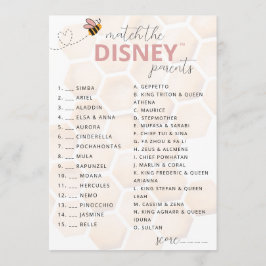 Sweet Little Honey Baby Shower Disney Parent Game Anteckningskort