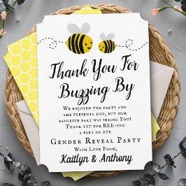 Sweet Little honey Bee Gender Reveal Party Tack Kort