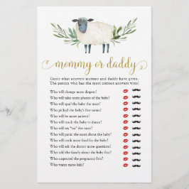 Sweet Little Lamb Greenery Mamma eller pappa