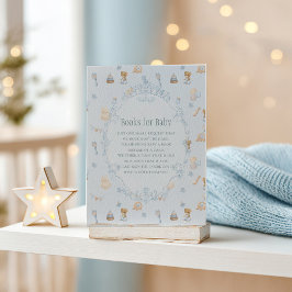 Sweet Little Mouse Baby Shower Enclosure Card Tilläggskort