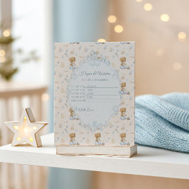 Sweet Little Mouse Baby Shower Enclosure Card Tilläggskort