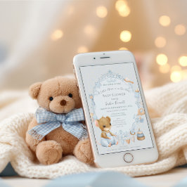 Sweet Little Mouse Baby Shower Invitation Inbjudningar