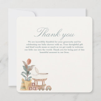 Sweet Little One Baby Shower Card Tack Kort