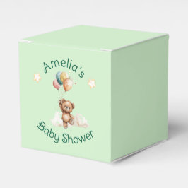 Sweet Little One on the Way Green Baby Shower Presentaskar