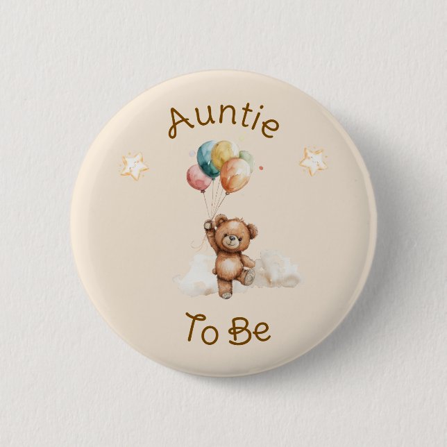 Sweet Little One on the Way Neutral Baby Shower Knapp (Framsida)
