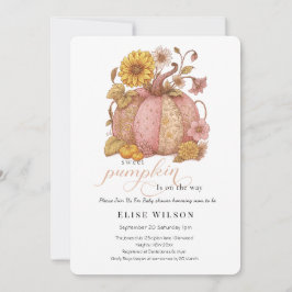 Sweet Little patch pumpkin florals is on the way Inbjudningar