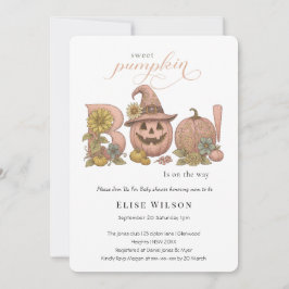Sweet Little patch pumpkin florals is on the way Inbjudningar