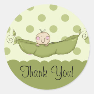 Sweet Little Pea Boy Tack Sticker Runt Klistermärke