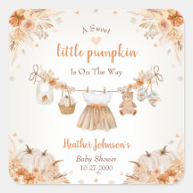 Sweet Little Pumpkin Autumn Baby Shower