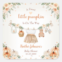 Sweet Little Pumpkin Autumn Baby Shower