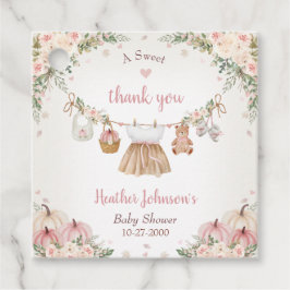 Sweet Little Pumpkin Autumn Baby Shower Gåvor Etiketter