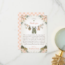 Sweet Little Pumpkin Autumn Baby Shower Tack Kort