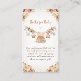 Sweet Little Pumpkin Autumn Baby Shower Tilläggskort
