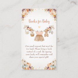 Sweet Little Pumpkin Autumn Baby Shower Tilläggskort