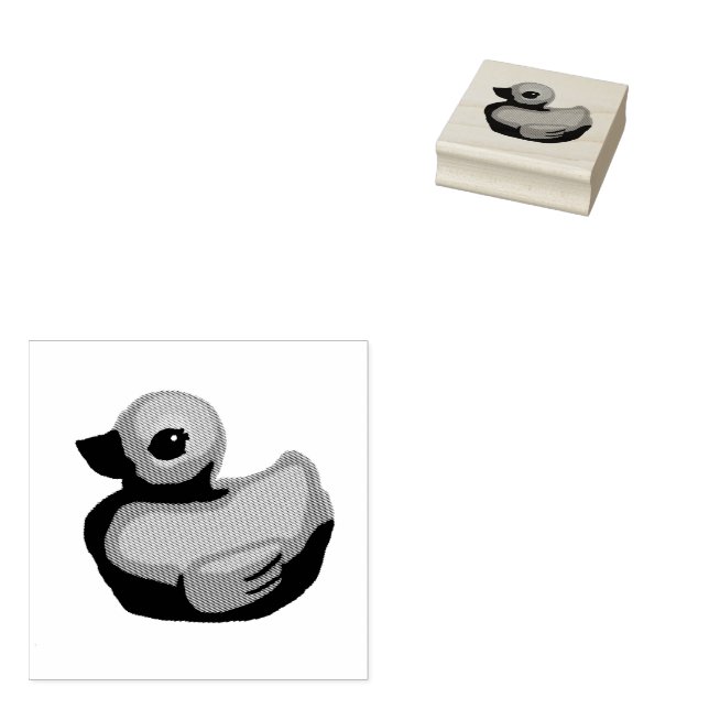 Sweet Little Rubber Ducky Stämpel (Stämplad)