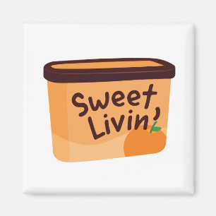Sweet Livin'Ice Cream Magnet