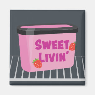 Sweet Livin'Ice Cream Magnet