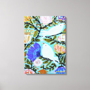 Sweet Love birds II Canvastryck