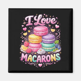 Sweet Love Macarons Magnet
