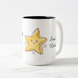 Sweet Luck-mugg, lite charm för varje dag Två-Tonad Mugg