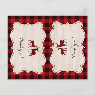 Sweet Lumberjack Baby Shower Tack Flygblad