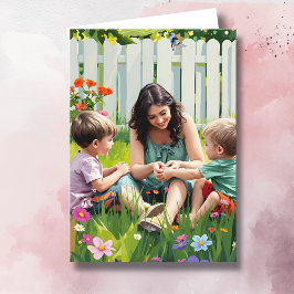 Sweet Lycklig Mors dag | Mamma och Kids Kort