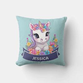 Sweet Magic Baby Unicorn Dekorativ kudde