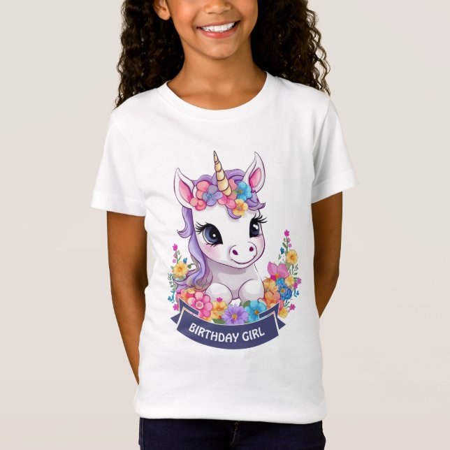 Sweet Magic Baby Unicorn T Shirt (Framsida)