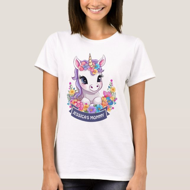 Sweet Magic Baby Unicorn T Shirt (Framsida)