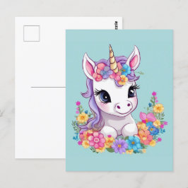 Sweet Magic Baby Unicorn Vykort