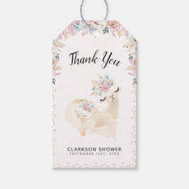 Sweet Mamma & Baby Llama Tack Presentetikett